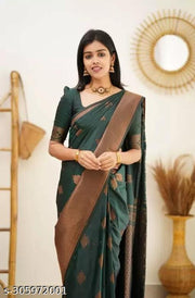 Evocative Soft Designer Banarasi Silk Saree For Woman