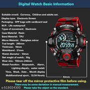 Automatic Digital Sports Watch for Men & Kids–Waterproof, Shockproof, and Multi-Functional with a Military-Style Army Strap-watch for boys Watch for Men watch,Sports Watch,Analog Watch,watch for kids,Digital Watch,under 199\-watch,unixes watch