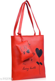Unique Women's Red Handbag