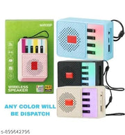 MULTICOLOUR Retro Vibes Mini Bluetooth Speaker | Portable Wireless Audio with Vibrant RGB LED Lights
