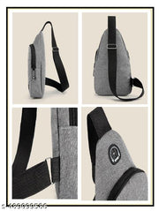 Anti Theft Waterproof Unisex Sling Bag, Waterproof Sling Backpack Bag With USB Charging Port for Traveling/Camping/Hiking/Gym/Sports/Outdoor/Picnic