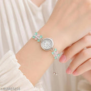 Krishna Creation Design a stylish  silver plated Quartz Bracelet type Watch for Girls & Women's.