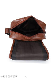 FLY Boyz  Trendy /Classy Leather Sling Bag for Men / Multipurpose Crossbody Bag / Travel Bag with Adjustable Strap