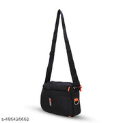 Nylon Crossbody Sling Bag for Men & Women – Lightweight Chest Shoulder Bag for Travel, Work & Everyday Use (Pack of 1)