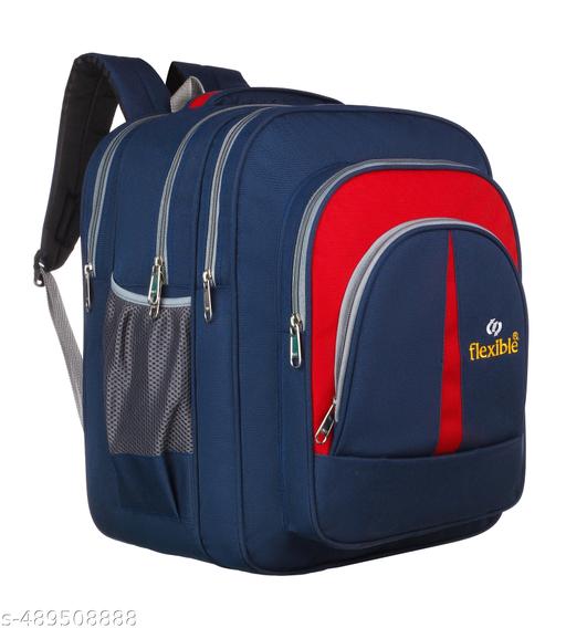 60L Large 14X10X18 INCH Good Fabric Quality 5 Compartment Trendy School Bag|College bag|Tution bag|Travel backpack Waterproof for both boys and girls(Navy Blue,60L)