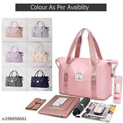 Large Capacity Travel Bag, Heavy Quality Lightweight Waterproof Travel bag, Easy to carry, Traveling Bag for women, 40cm Expandable Travel Bag