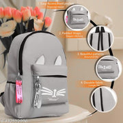 backpack for girl,Women Casual Stylish Backpack | Black Solid Ladies Bag for College, Office | Backpack for Travel