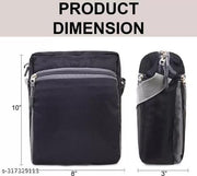 Fancy Craft Black Men Sling Bag - Extra Large