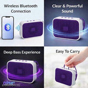 DPM Bluetooth Karaoke Speaker with Mic, Loud Clear Sound, RGB Lights, Multi Playback