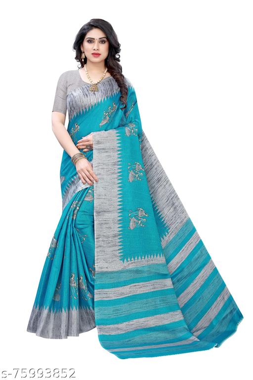 Fantastic Art Silk saree With Blouse Piece 