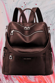 MomsyStore Girls Leather Backpacks for College And Office
