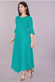 Long Sleeve  Kurti - Classic Ethnic Style For Traditional Events
