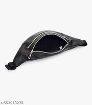 Waist Bag for Girls Black Color Stylish Waterproof Bag