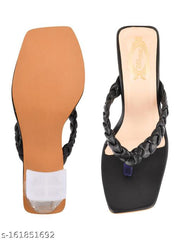 Women Black Heels Sandal