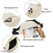 Nylon Crossbody Bag for Men & Women | Lightweight Adjustable Shoulder Sling Bag | Multi Pocket Casual Travel Handbag