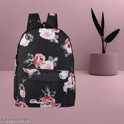 Rose Flower Latest Girls Bags || Girls School/College Bags || Girls Tuition Bags || Girls Office || Casual Standard Backpack For girls, Water Resistant And Lightweight Bag