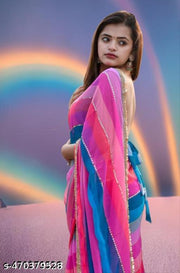 maha saving offer Soft Crepe Saree with Digital Print | Lightweight and Wrinkle-Free Saree | Modern Ethnic Look for Daily Wear