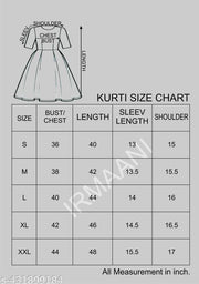 Women's Ethnic Kurti, Stylish and Comfortable Cotton Tunic, Sizes S-XXL
