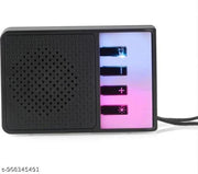Rechargeable LED Party Speaker - Deep Bass Portable Soundbox with Type-C Charging