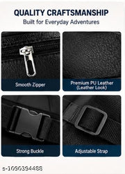 Men’s Premium Multi-Pocket Waist Bag | Crossbody Belt Bag | Travel & Daily Use