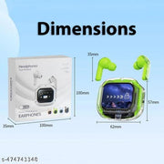 Ultrapods LCD Screen Earbuds 12 hours playtime bluetooth wireless headphones earphone bluetooth headset