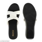 IKAGI Sandal Fashion Wedding Casual Platform Wedges Slip-On Sandals For Womens & Girls