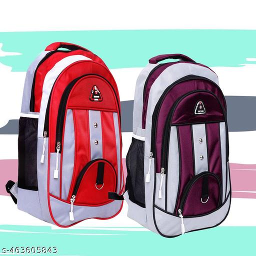 Versatile 35L Unisex Backpack Bags for School combo /College & Travelling combo