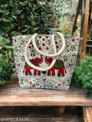 Big Red Elephant Eco-Friendly Tote Bag