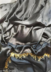 Plain Bollywood Satin, Silk Blend Saree