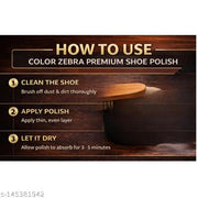 Quick Cream Shoe Polish Color - Natural (Pack 50 Grams) and Shoe Shiner| Carnauba Wax Shoe Polish Cream with Silicon Oil and Leather Conditioner