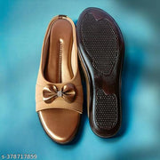 Flat Sandals Slipper for Women , Women's Fashion Sandal Faux Leather, Comfortable & Stylish Wedges Ideal for Casual & Formal Occasions, Comfortable Lycra Slippers For Women, Flats for Women Stylish Latest Girls Sandals