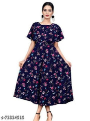 Polyster/Crepe fabric-kurtis