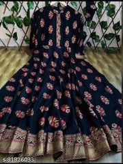 Women's Rayon Anarkiali Kurti