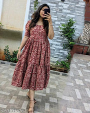New printed maroon pampam gawan