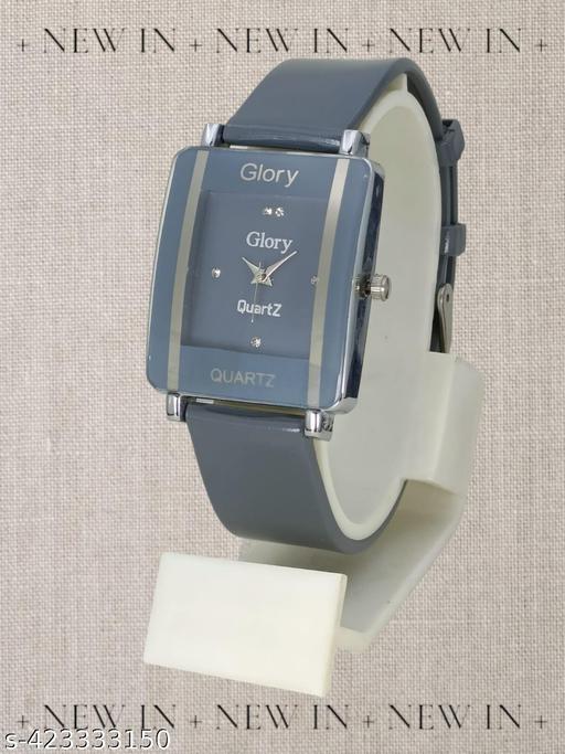 Best Quality Flower Designer Attractive Leather Belt Analog Watches for Women