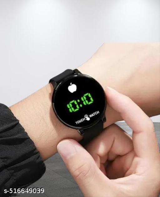 Fancyy Design Black Colour Digital LED Touch Screen Watch for Kid's boy's and girl's With Attractive look's