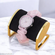 Analog Scrunchie Watch For women and Girls