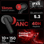 WAVE Earbuds 12 hours playtime bluetooth wireless headphones earphone bluetooth headset