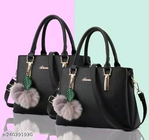 Black handbags