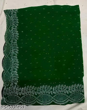 Fancy Designer Georgette Saree with hand Work