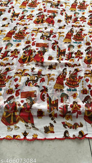 Georgette Printed Saree (Lace Border)