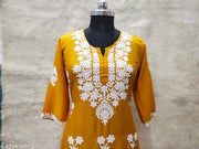 CHIKANAKARI WORK FOR ONLY KURTI