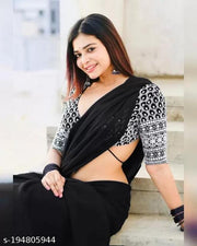 BLACK-ZOMATO-CHIFALI BLOUSE