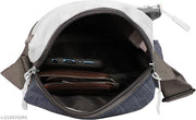 ZNW ENT GREY/WHITE SLING BODY CROSS BAG TIRCCHA CUT