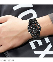 Watch Combo BUY 1 GET 1 FREE Low Price Stylish Combo Watch Analog Watch - For Men Analog And digital All Black Rubbers Strap Stylish Pack Of 2 Combo Watch