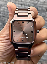 SHMOFY LUXRY PREMIUM LOOKING LUXURY SILVER DIAL STAINLESS STEEL CHAIN QUARTZ WATCH FOR MEN Analog Watch For Men