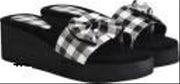 Dr lite sleeper  Girls and Women || Flower Design stylish flip flop || Black Casual Flip flop Women's & Girl's Black color Medium Heel Party wear Flip-flops