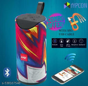 FYPCON TG-113 10 Watt Wireless Bluetooth Portable Speaker WITH  3IN1  FAT CABLE ORANGE