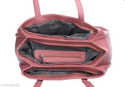 Peach Artificial Vegan leather Office & daily use hand bags,  women handbag, Women bags, Ladies bag, ladies purse