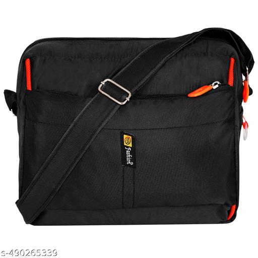 Black Men Sling Bag Cross body Men’s Sling Messenger Bag for Travel / Office / Business